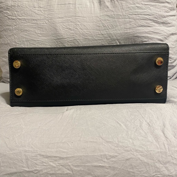 🔥 MICHAEL KORS DILLON SAFINO LEATHER SATCHEL / SHOULDER BAG. - Picture 7 of 10